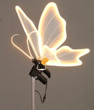 Lampada da Terra Farfalla 80cm - Luce Bianca Calda con Movimento