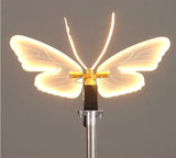 Lampada da Terra Farfalla 80cm - Luce Bianca Calda con Movimento