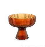 Set 6 Coppe Peony Amber 33 cl – Vetro Rigato