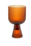 Set 6 Calici Peony Amber 27 cl – Vetro Rigato