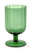 Set 6 Calici Margaret Vetro Verde 330 ml