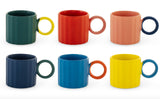 Set 6 Tazze Caffè Delight 110 cc – New Bone China Colorata