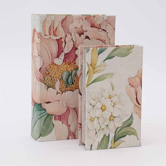 SCATOLA LIBRO ROYAL PEONY