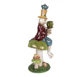 Candelabro Coniglio Bianco Verde