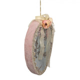 Ciondolo Pasquale Uovo in Tessuto Blu 21×4×30 cm | Clayre & Eef