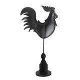 Gallo Decorativo in Metallo Nero 33x12x64cm | Clayre & Eef