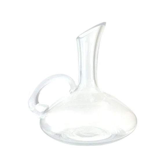 Decanter Olly con Manico FADE 1L - Caraffa in Vetro Soffiato