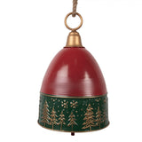 Decorazione Campanelli Ø 26x38 cm Rosso Metallo