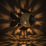 Decorazione Lanterna Regal Fish - luce calda