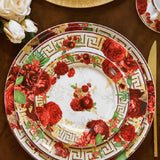 Servizio Piatti 18 Pezzi MADAME Fade - Porcellana Floreale