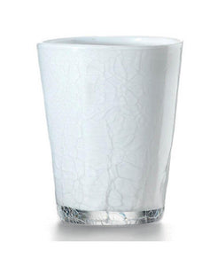 Set 6 Bicchieri Fade Ice Bianco 300ml - Vetro Elegante