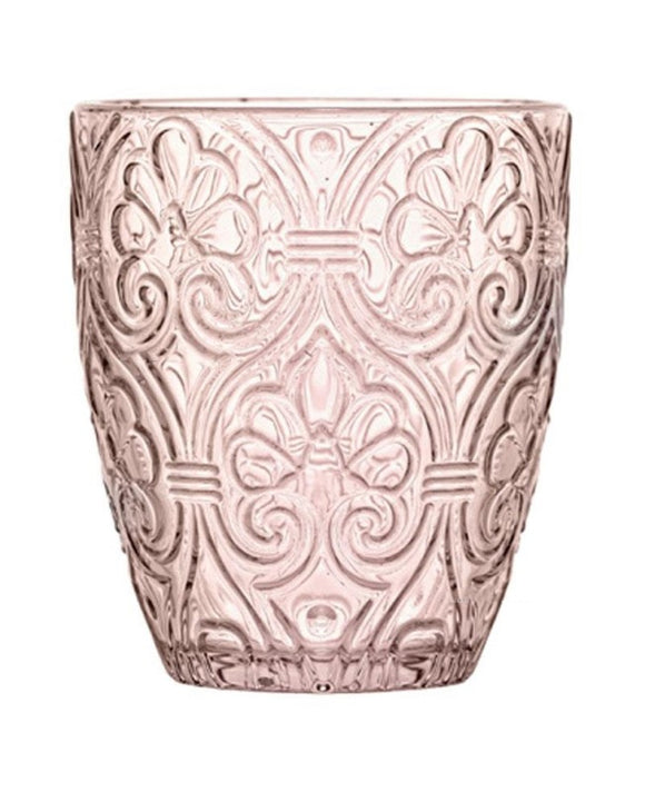 Set 6 Bicchieri Vetro Rosa Corinto 300ml - Fade Maison