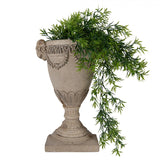 Fioriera da Parete in Ceramica Beige Stile Barocco 29x11x44 cm - Clayre & Eef