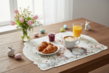 Colazione primaverile con tovagliette in vinile PePen con coniglietti – Nuvole di Stoffa