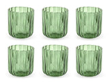 Set 6 Bicchieri Margaret Vetro Verde 340 ml