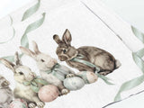 Set 6 Tovagliette Baby Bunny Pasquali in Lino 32x48cm | PrintsOnLinen