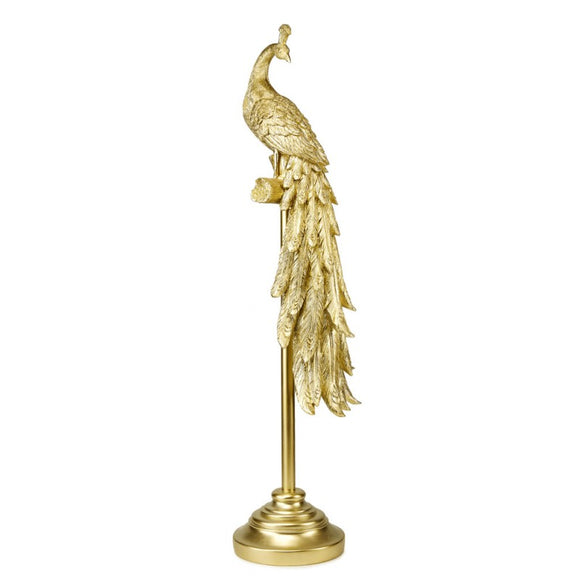 Ornament Peacock Oro - FADE - Decorazione Pavone Dorato