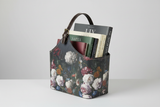 Porta Riviste Nero Fiori – Studio