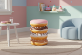 Pouf Donuts Impilati – Ambientazione