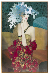 Quadro SENORA 60x90cm - Stampa su Tela con Particolari Materici | Garpe