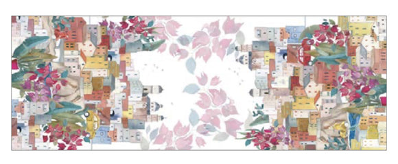 Runner in Lino  La Riviera -50x150- THE NAPKING