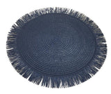 Set 4 Tovagliette Ocean Ø38cm - Tovagliette Rattan Effetto Juta VdE