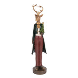 Decorazione Cervo Marrone/ Rosso