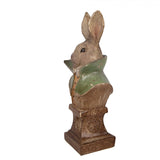 Busto Coniglio Decorativo in Resina Color Oro 12×8×26 cm | Clayre & Eef
