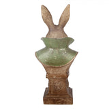 Busto Coniglio Decorativo in Resina Color Oro 12×8×26 cm | Clayre & Eef