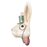 Statuetta Decorativa Coniglio in Resina Beige 17×11×25 cm | Clayre & Eef