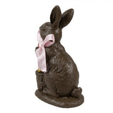 Statuetta Decorativa Coniglio in Resina Marrone 13×9×22 cm | Clayre & Eef