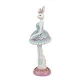 Statuetta Coniglio Multicolore 9×8×23 cm | Clayre & Eef