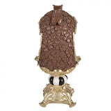 Statuetta Coniglio in Uovo Resina Marrone Oro 16x14x30cm | Clayre & Eef