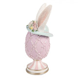 Statuetta decorativa Uovo Ø 13x30 cm Viola