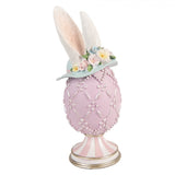 Statuetta decorativa Uovo Ø 13x30 cm Viola