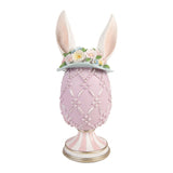 Statuetta decorativa Uovo Ø 13x30 cm Viola