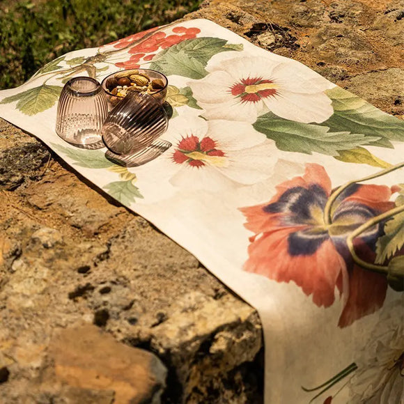 Runner in Lino Garden Eden -50x150- THE NAPKING
