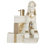 Supporto per l'albero di Natale Cavallo a Dondolo Bianco/ Oro