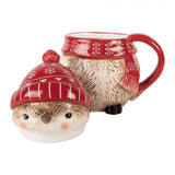 Tazza Pulcino 500 ml Rosso Ceramica Natale