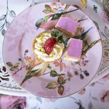 SET 2 PIATTINI PINK BIRD