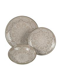 Villa d'Este Servizio Piatti 18 Pezzi BAKU - Set Tavola Dolomite