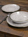 Villa d'Este Servizio Piatti 18 Pezzi BAKU - Set Tavola Dolomite