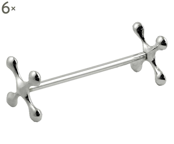 Set 6 Reggiposate Acciaio Argento - Accessori Tavola Hoff Interior