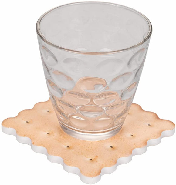 SET 6 SOTTOBICCHIERI BISCOTTO