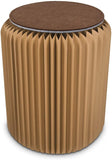 POUF CARTONE NATURALE