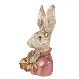 DECORAZIONE CONIGLIO GOLD PINK