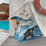 Canovaccio Balena V 02 in Lino 55x75 - THE NAPKING