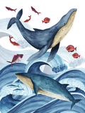 Canovaccio Balena V 02 in Lino 55x75 - THE NAPKING