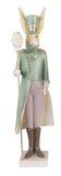 Coniglio Decorativo Guardia in Poliresina – Verde e Rosa 43 cm | Clayre & Eef