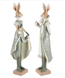 Bunny Elegant Green Decorazione Pasquale Verde 33cm